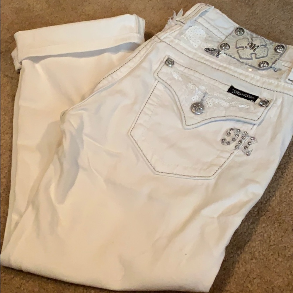Miss me cropped jeans